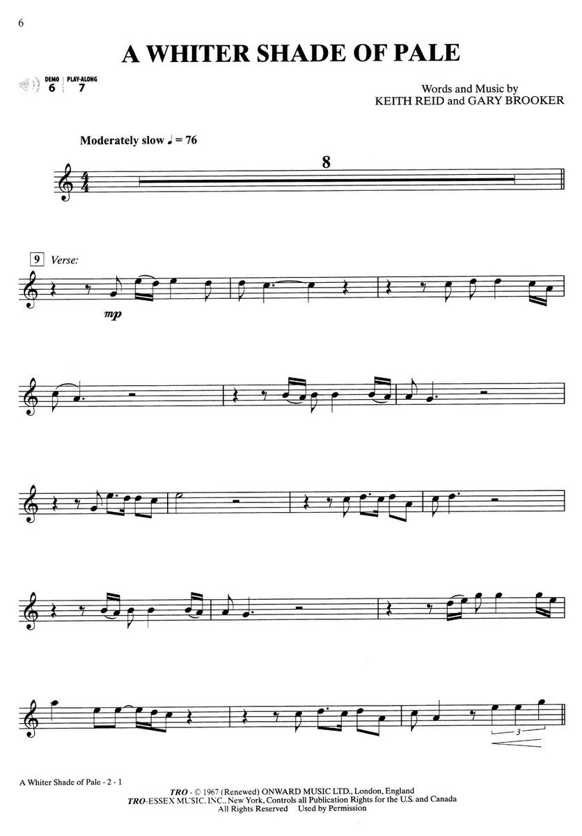 Ultimate Pop & Rock - Instrumental solos + Audio Online / altový  saxofon a klavír (PDF) - Clarina