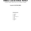 Three Czech Folk Songs (Tři české lidové písničky) - smyčcový orchestr / partitura a party