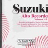 SUZUKI ALTO RECORDER 1 &amp; 2 - CD / klavírní doprovod