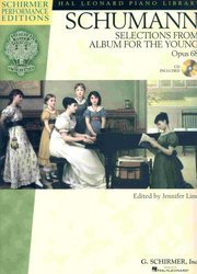 SCHIRMER, Inc. SCHUMANN - selection from album for the young, Op.68 + CD / sólo klavír