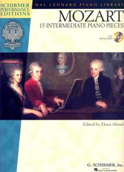 SCHIRMER, Inc. MOZART - 15 intermediate piano pieces + Audio Online