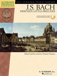 SCHIRMER, Inc. J.S.BACH - Nineteen Little Preludes (19 malých preludií) + Audio Online / sólo klavír