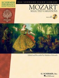 SCHIRMER, Inc. MOZART - Selected Variations + CD / sólo klavír