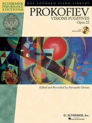 Hal Leonard Corporation PROKOFIEV - Visions Fugitives, Opus 22 + CD / sólo klavír