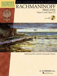 SCHIRMER, Inc. RACHMANINOFF - PRELUDES Opus 3 and Opus 23 + CD