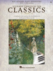 Hal Leonard Corporation Journey Through The CLASSICS 4 - 25 známých klasických skladeb pro klavír (obtížnost 4 - 5)