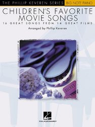 Hal Leonard Corporation CHILDREN'S FAVORITE MOVIE SONGS - 16 dětmi oblíbených filmových písní v jednoduché úpravě pro klavír