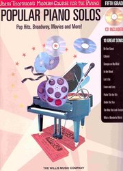 Hal Leonard Corporation Popular Piano Solos 5– Pop Hits, Broadway, Movies and More + CD