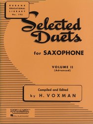 RUBANK Selected Duets for Saxophone 2 / Vybraná dueta pro saxofony 2 (pokročilý)