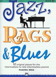 ALFRED PUBLISHING CO.,INC. JAZZ, RAGS, BLUES 3  by Martha Mier     piano solo