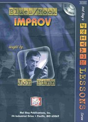 MEL BAY PUBLICATIONS BLUES/ROCK IMPROV by Jon Finn + CD / kytara + tabulatura