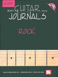 MEL BAY PUBLICATIONS GUITAR JOURNALS - ROCK + CD / kytara + tabulatura