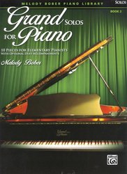 ALFRED PUBLISHING CO.,INC. Grand Solos for Piano 2 - velmi jednoduché skladbičky pro klavír (+ volitelný doprovod)