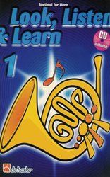 Hal Leonard MGB Distribution LOOK, LISTEN&LEARN 1 + CD method for f-horn