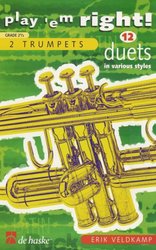 PLAY 'EM RIGHT!  -  12 DUETS    trumpets