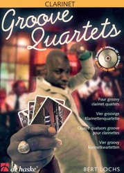 GROOVE QUARTET + CD          clarinet quartets