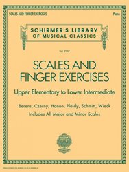 SCHIRMER, Inc. Scales and Finger Exercises / Stupnice a prstová cvičení pro klavír