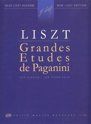 EDITIO MUSICA BUDAPEST Music P GRANDES ETUDES DE PAGANINI by F.LISZT / klavír