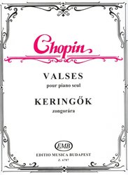 EDITIO MUSICA BUDAPEST Music P Chopin, Frédéric: VALSES - sólo klavír