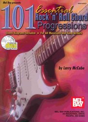 MEL BAY PUBLICATIONS 101 Essential Rock'n' Roll Chord Progressions + CD kytara