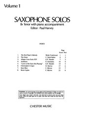 Saxophone Solos 1 / tenorový saxofon a klavír