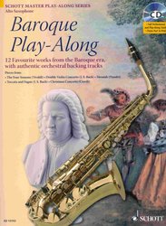 SCHOTT&Co. LTD BAROQUE PLAY ALONG + CD / alto saxofon + klavír