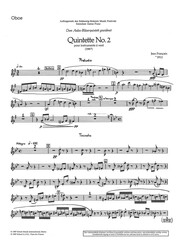 Françaix: Quintette no.2 / dechový kvintet (příčná flétna, hoboj, klarinet, fagot, lesní roh)