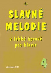 G+W s.r.o. SLAVNÉ MELODIE 4 v lehké úpravě pro klavír + CD