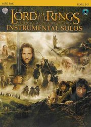 Warner Bros. Publications LORD OF THE RINGS - INSTRUMENTAL SOLOS + CD alt saxofon