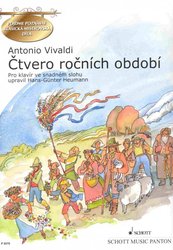 SCHOTT MUSIC PANTON s.r.o. KLASICKÁ MISTROVSKÁ DÍLA - Čtvero ročních období - A.Vivaldi - klavír ve snadném slohu