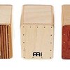 Meinl SH50-SET Mini Cajon Shaker Set - přední deska bubinka / zebrano / bříza